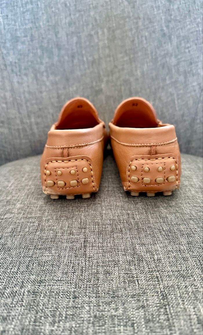 💛 Mocassins marron Camel en cuir loafers taille 42 neuf 💛 - photo numéro 4