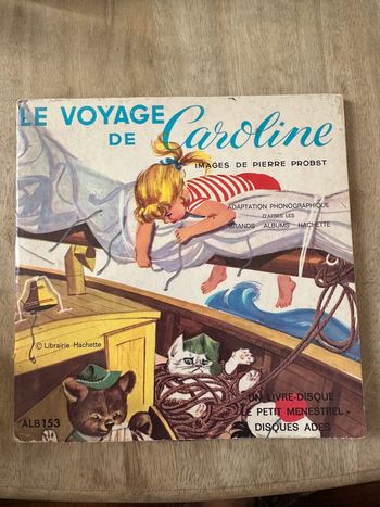 Livre disque Le Voyage de Caroline Pierre Probst Le Petit Ménestrel disques Ades