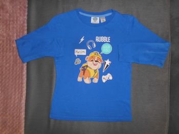 Tee-shirt Pat Patrouille, taille: 122/128 cm (correspond à du 7/8 ans)