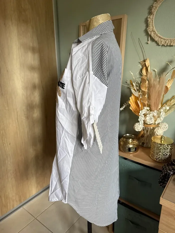 Très jolie robe chemise avec ourson femme - photo numéro 3