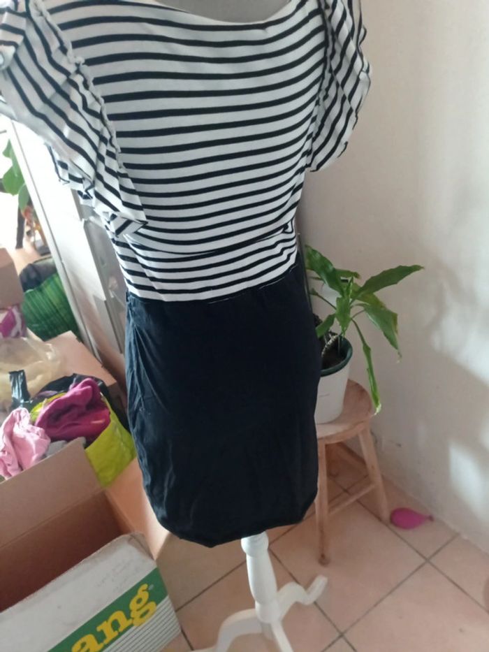 Robe été noire et blanche - photo numéro 4