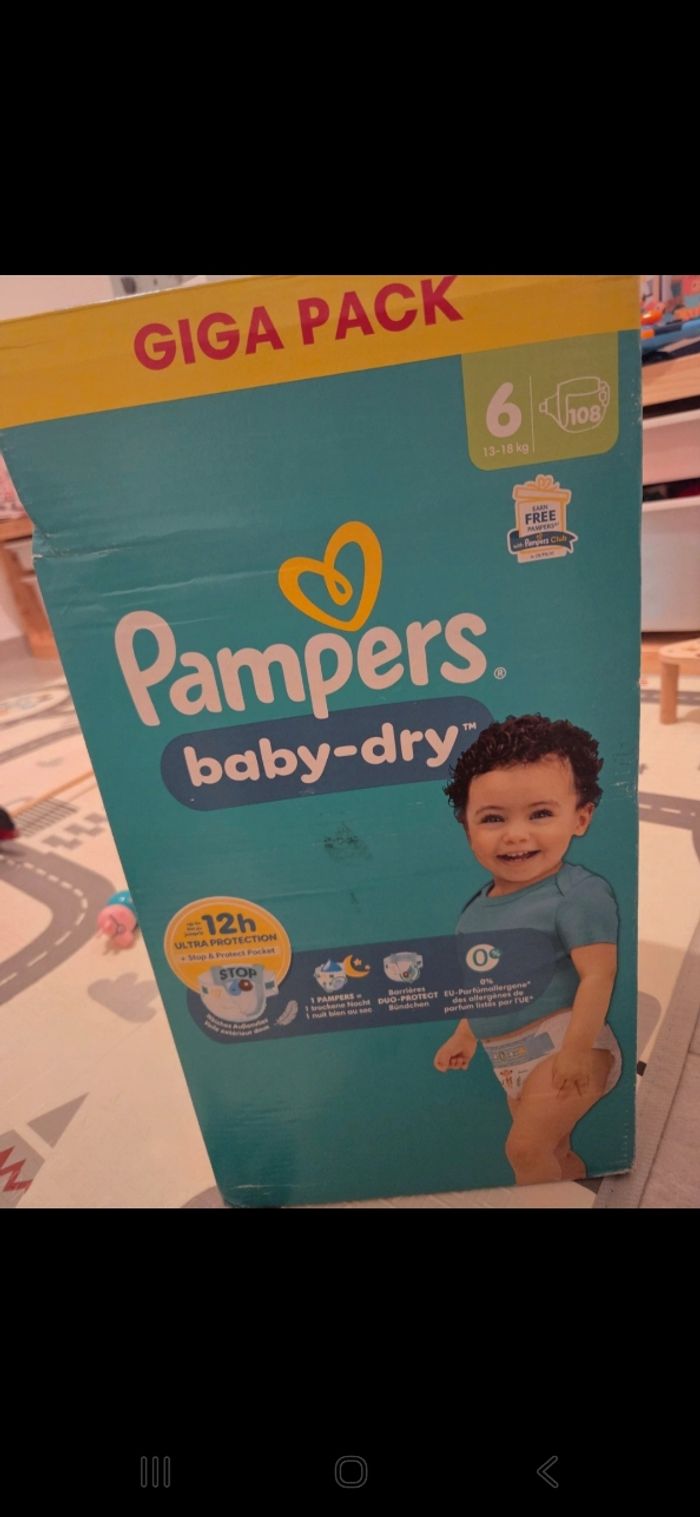 Pampers taille 6