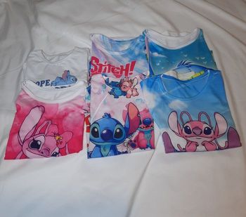 Lot de 6 tee-shirts stitch , 4 ans