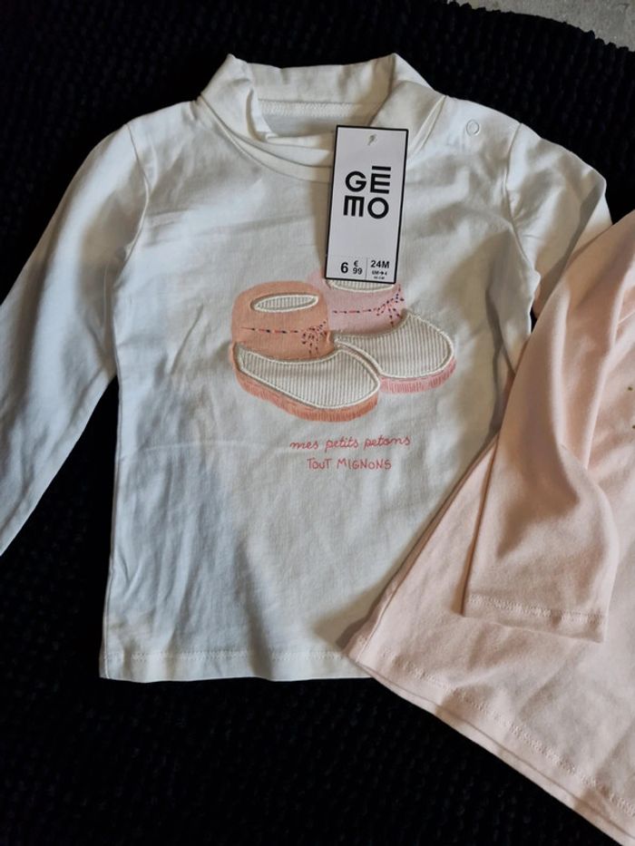 Lot sous-pull fille - photo numéro 3