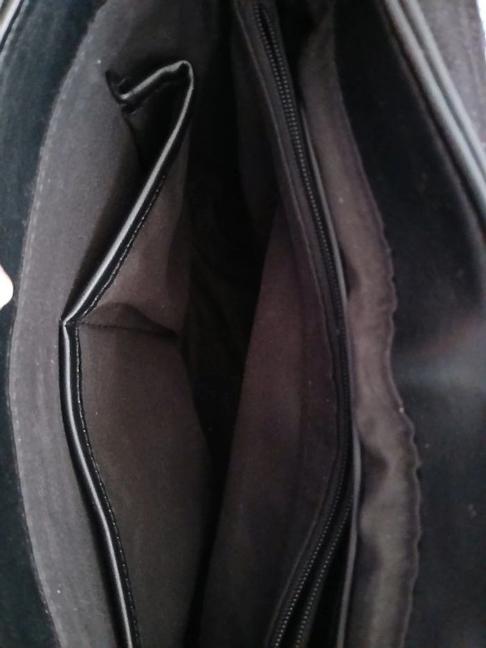 Sac à main bandoulière noir MOA - photo numéro 8