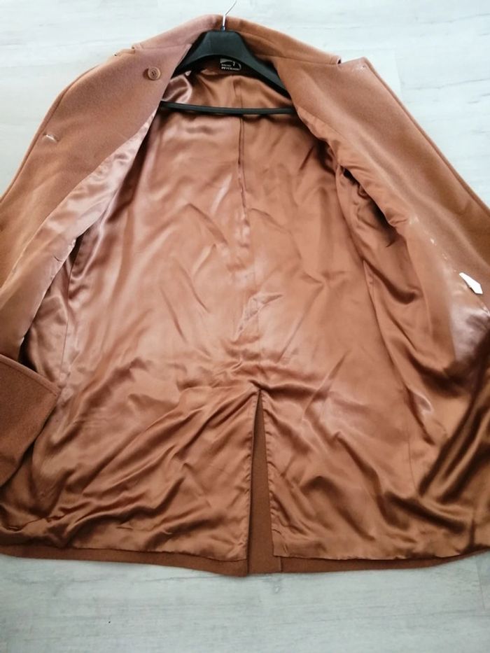 Manteau long laine et angora - photo numéro 4