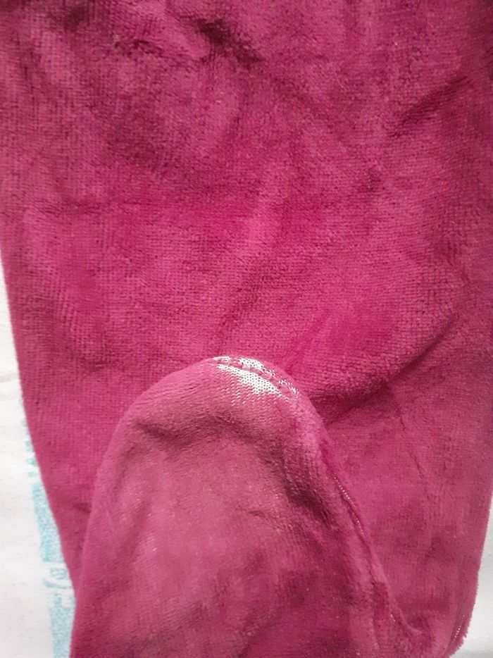 Babygros framboise motif petite fille - photo numéro 3