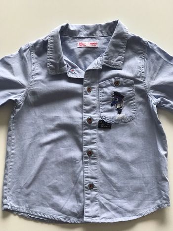Chemise bébé Loup de mer 18M