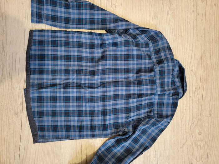 Chemise manches longues carreaux - photo numéro 2
