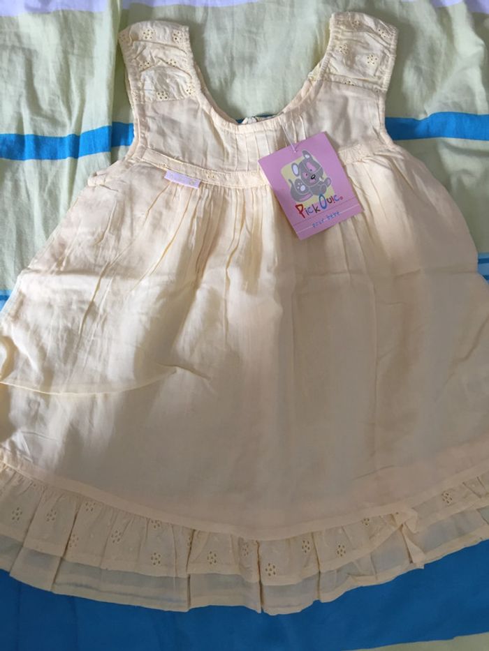 robe jaune 18 mois