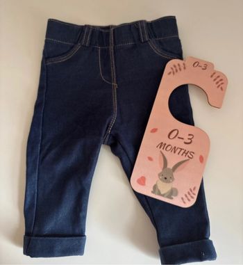 Legging effet jeans bébé
