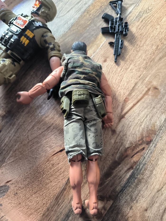 Lot de deux figurine militaire action man - photo numéro 7