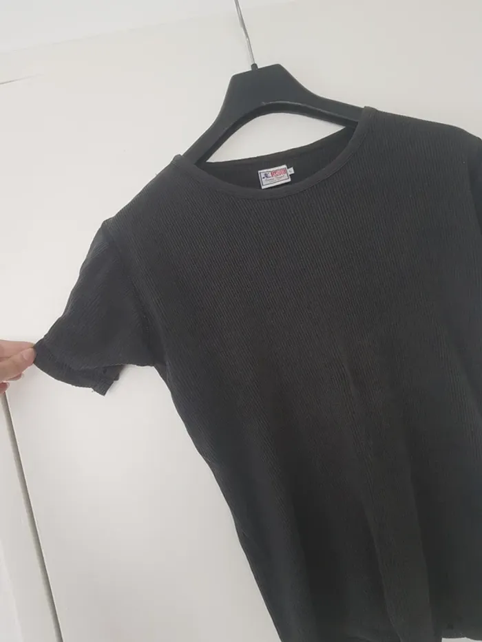 T-shirt Manche Courte Gris "Landers" Homme L - photo numéro 3