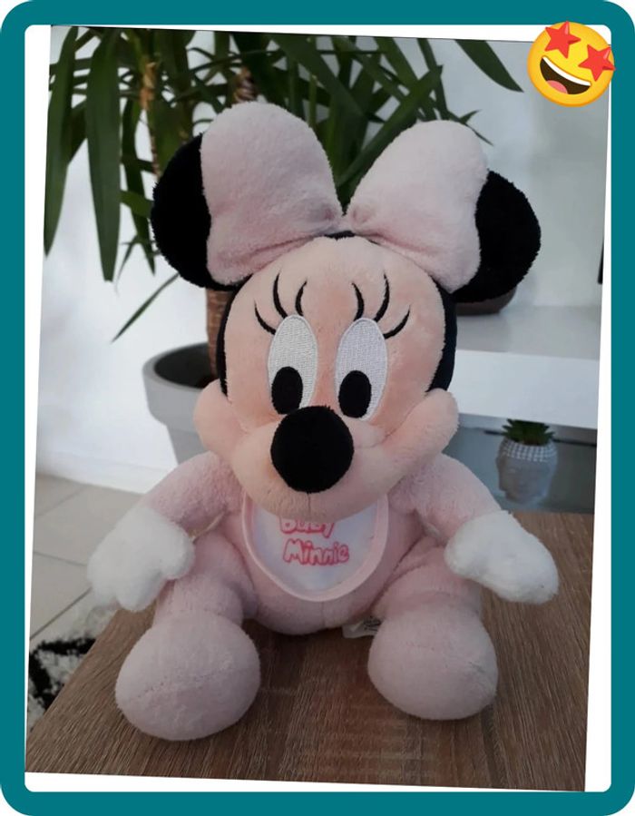 Péluche doudou Disney baby Minnie Comme Neuve🌿💝 - photo numéro 8