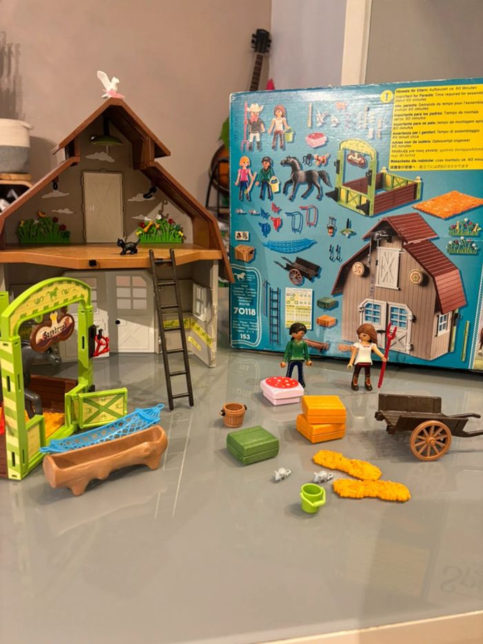 Playmobil ranch Spirit + boîte - photo numéro 2