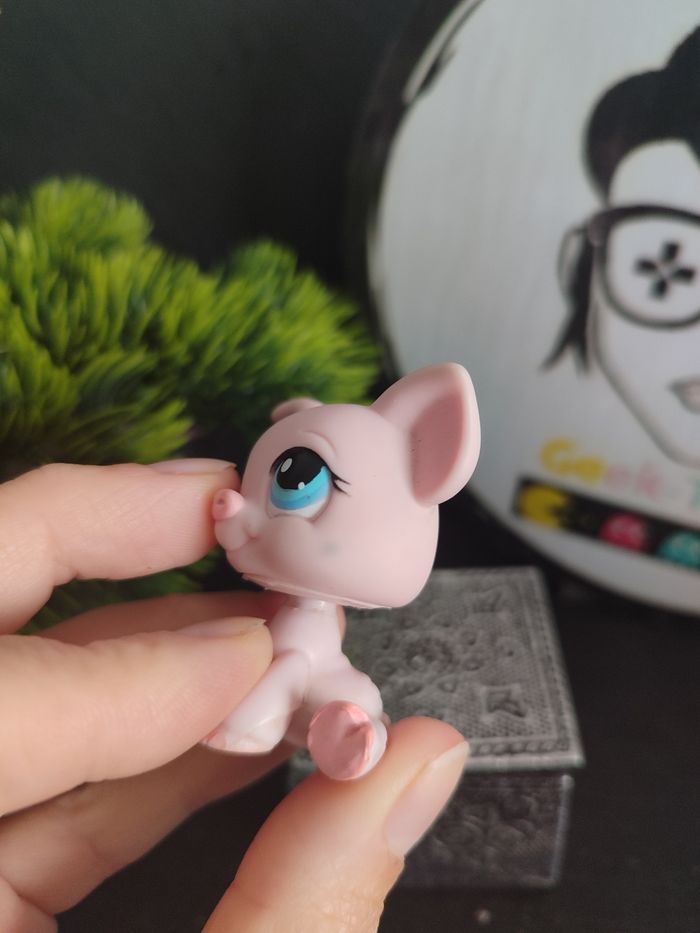 lps00783 My Littlest Petshop Pet Shop LPS Hasbro Cochon Pig 87 305 Monopoly V1 - photo numéro 7