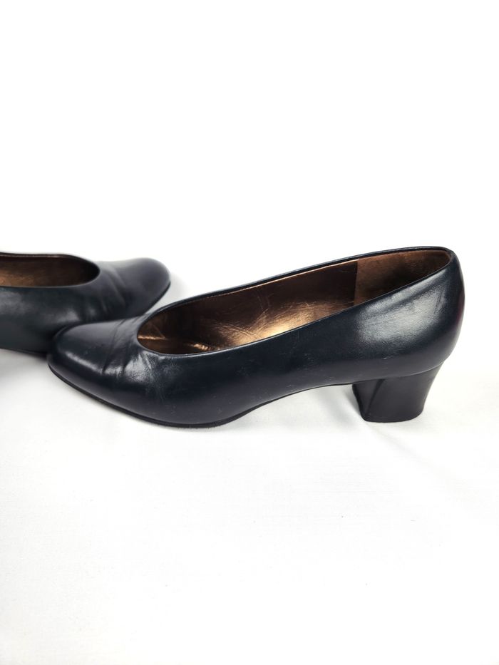 Escarpins Femme Peter Kaiser Noirs - Cuir Vintage - Taille 38 - photo numéro 4