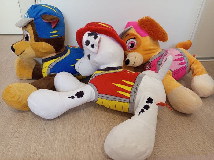 Lot peluches pat patrouille, chase, stella Marcus - photo numéro 2