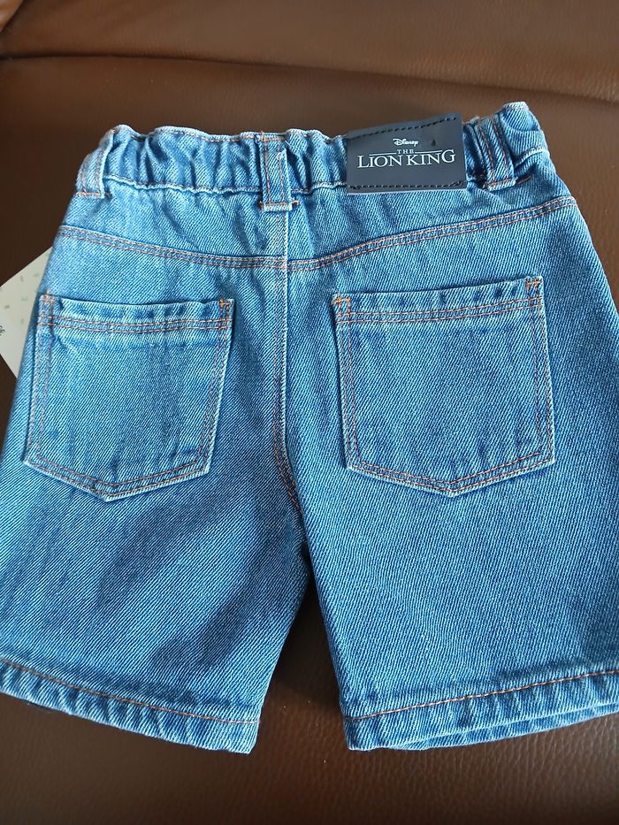 short en jean's mixte taille reglable le roi lion disney 67 cm 6 mois - photo numéro 2