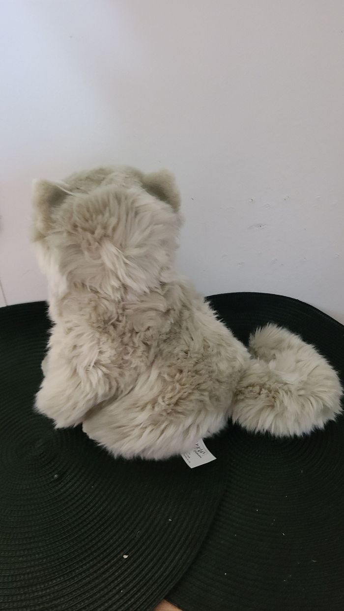 Peluche chat gris Playkids - photo numéro 5