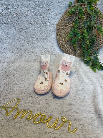 Chausson chaussette hibou -  Zeeman 