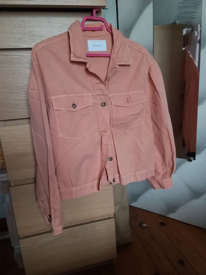 Blouson léger abricot