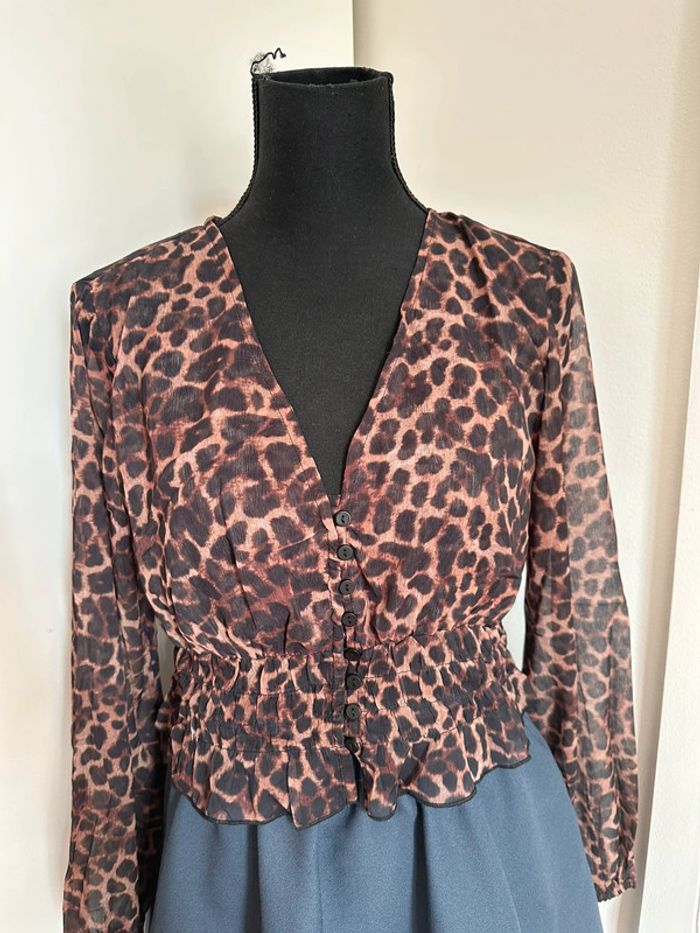 Top à motif taille 40
