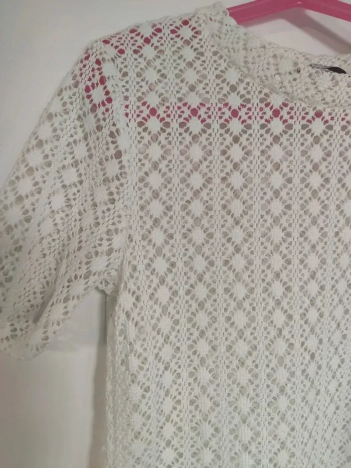 Bershka Top t-shirt brodé XS / S - photo numéro 2