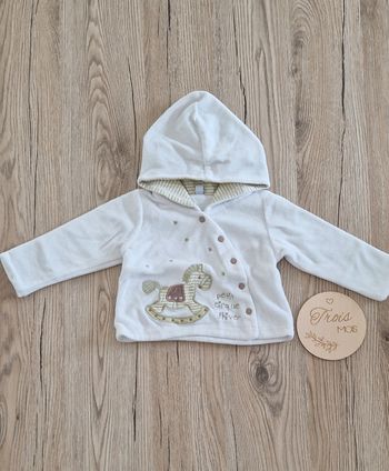 Veste à capuche bébé mixtes 3mois