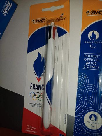 Stylo 4 couleurs jo 2024