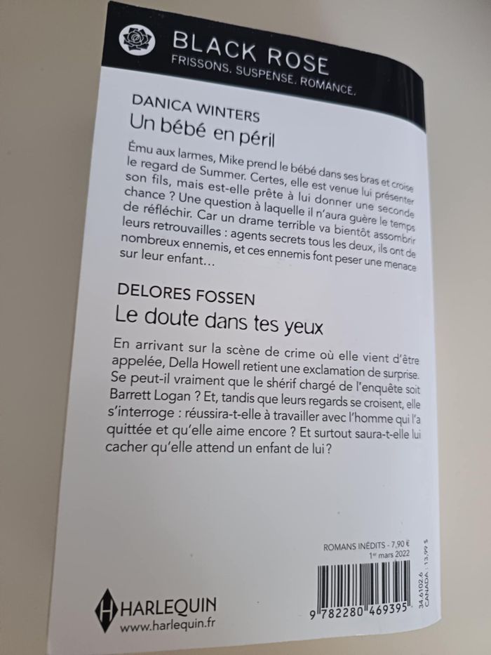 Livre Harlequin collection Black Rose - photo numéro 2