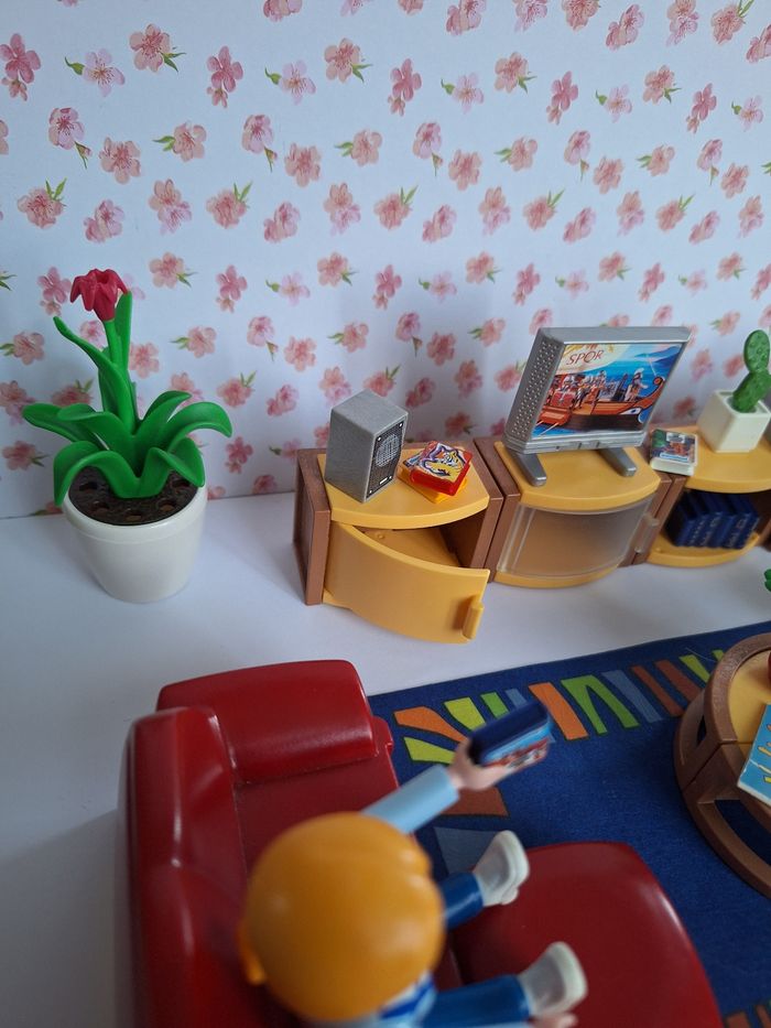 Figurines Playmobil le salon - photo numéro 5