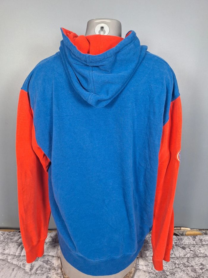 Sweat à capuche hoodie NFL / homme taille XL bleu et rouge/ full broderies ( 293) - photo numéro 5