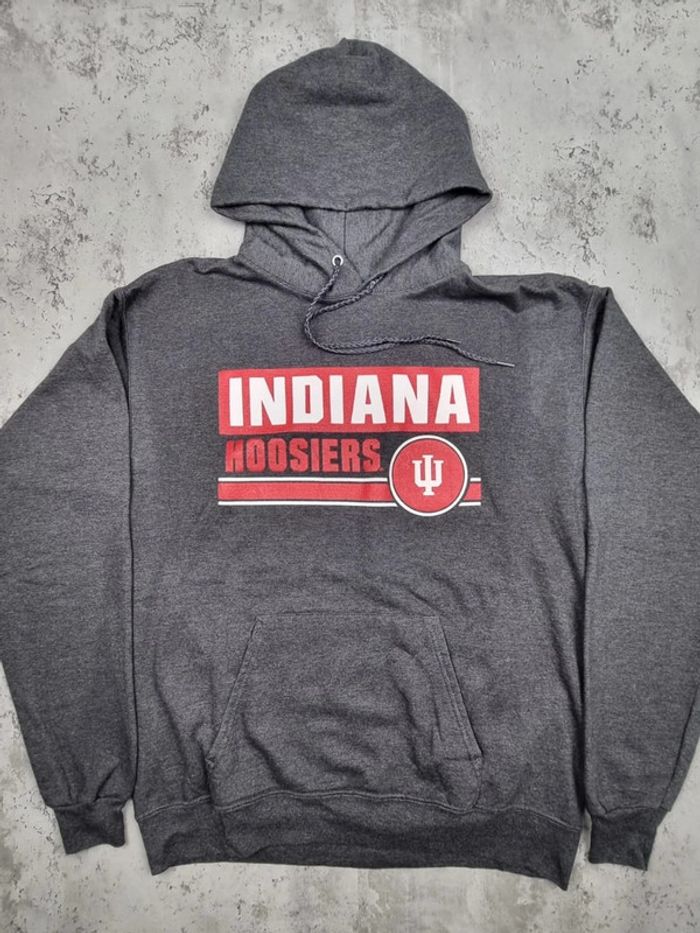 Pull capuche universitaire gris, M Hommes - photo numéro 3
