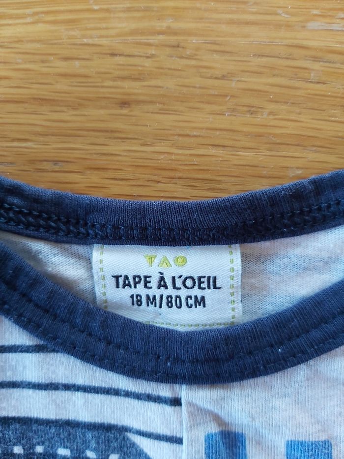 Tshirt Tape à l'Oeil 18 mois - photo numéro 5