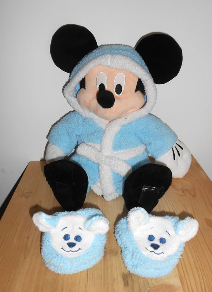 Peluche Mickey en peignoir - photo numéro 2