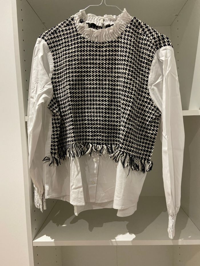 Lot d’une combi short et d’un chemisier - photo numéro 3