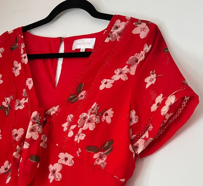 Robe à fleurs taille 38 - photo numéro 4