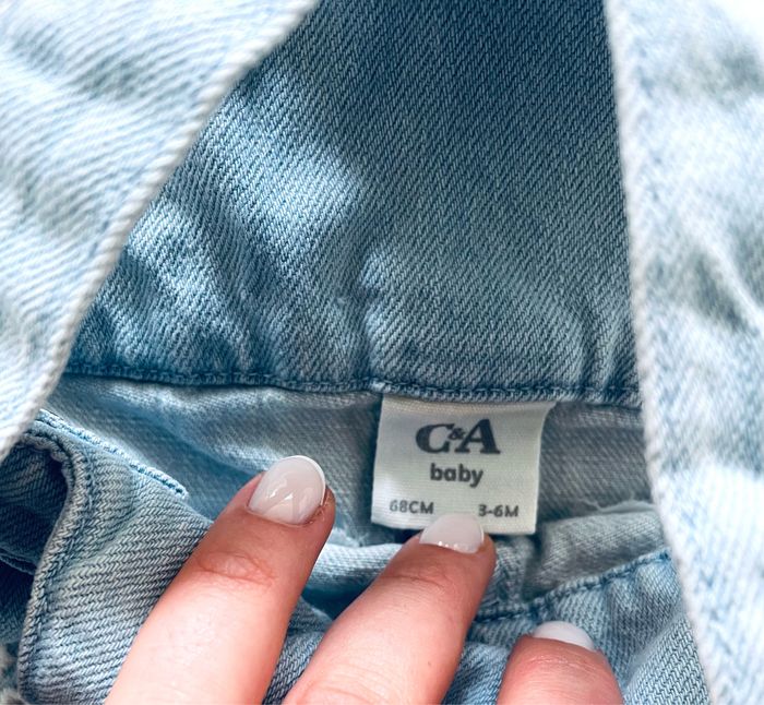 ensemble salopette short « C&A baby » Taille 3-6 mois - photo numéro 2