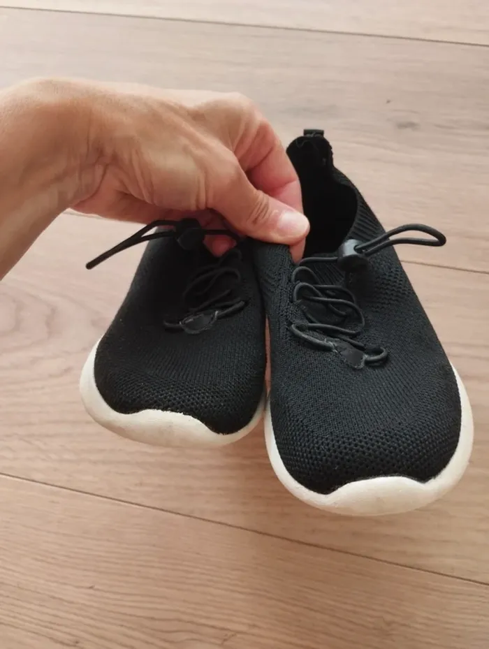 Baskets noires en tissu Kiabi 31 - photo numéro 4