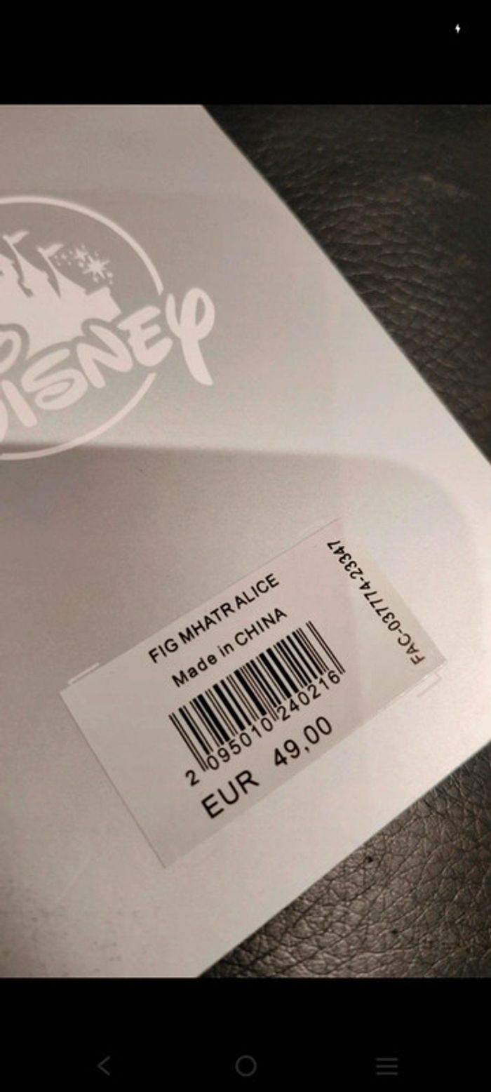 Figurine chapelier Disney - photo numéro 3