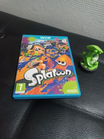 Jeu vidéo splatoon avec figurine Nintendo Wii U
