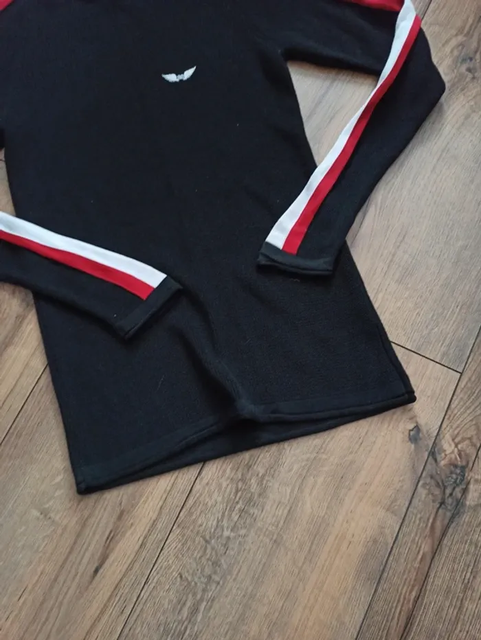 Pull uni noir homme manches longues barbossa XL - photo numéro 3