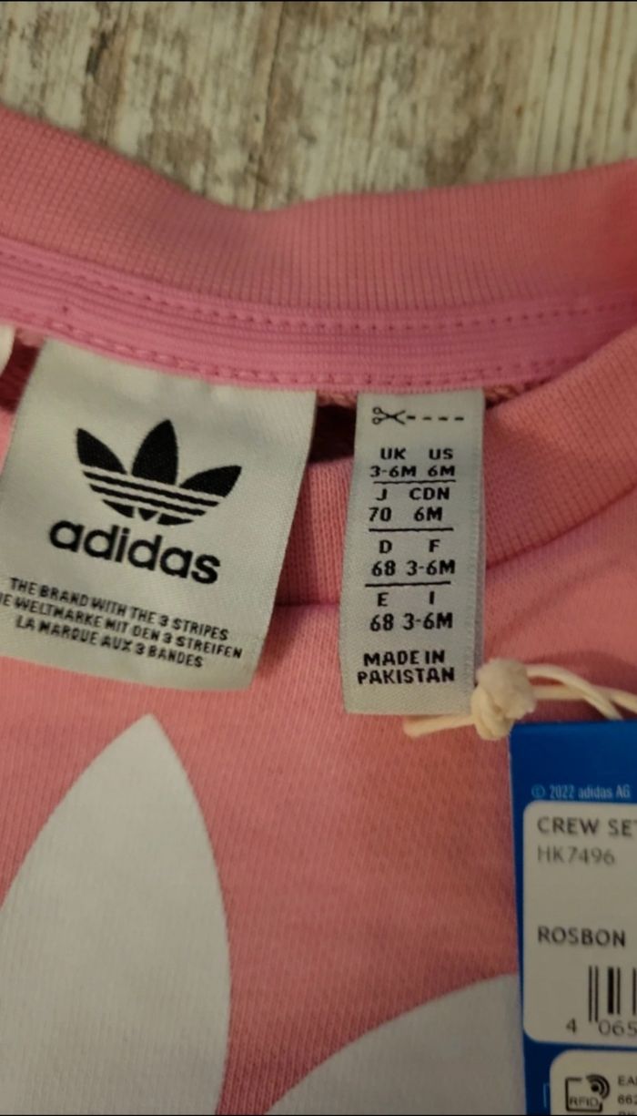 Ensemble jogging bébé  (fille) en coton - photo numéro 3