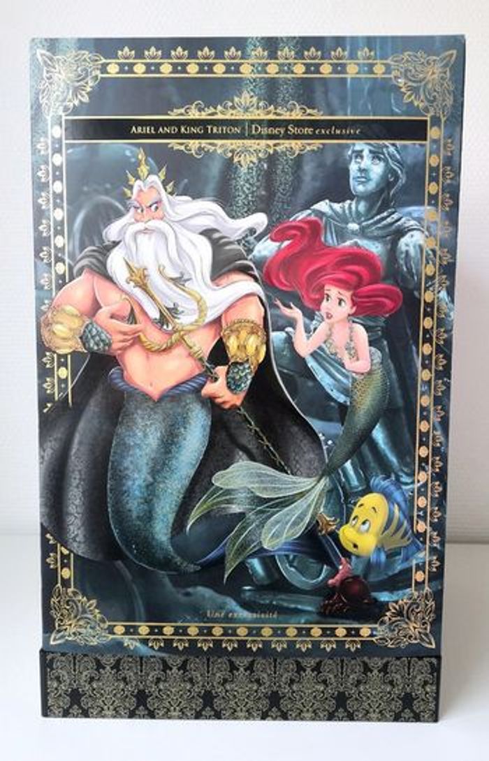Poupée édition limitée Fairytale Ariel et Triton Disney NEUVE - photo numéro 20