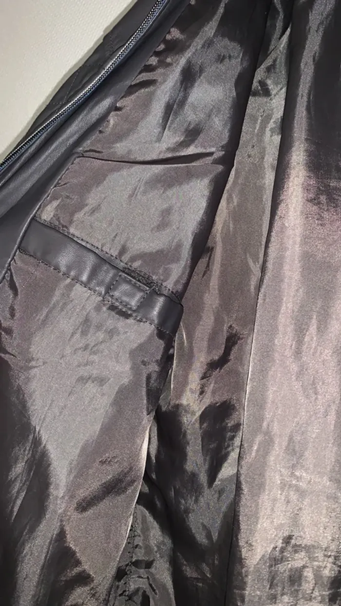 Veste/Perfecto couleur gris Celio - photo numéro 8