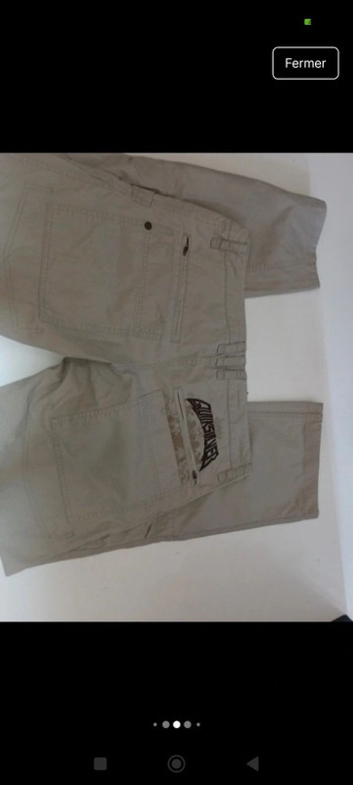Pantalon jeans randonnée homme Quiksilver taille 46 jambes larges rétro vintage - photo numéro 9