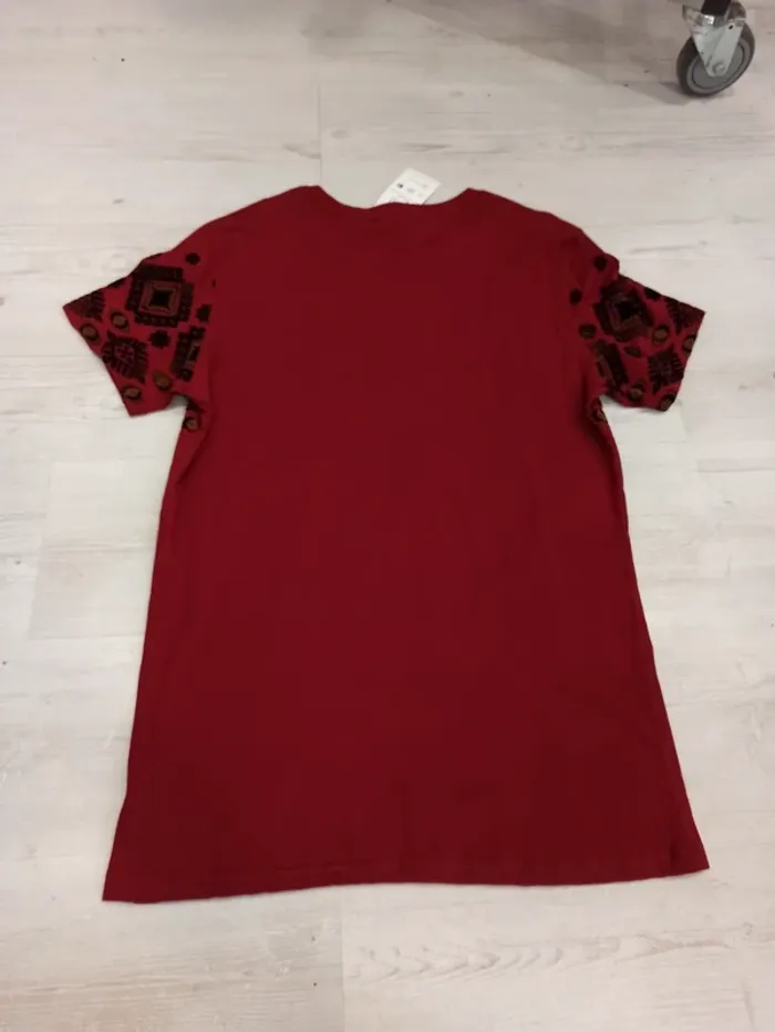 Tee shirt bordeaux homme - photo numéro 3
