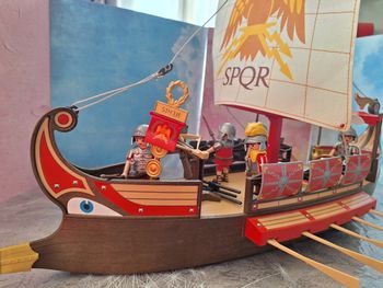 Playmobil Galère Romaine figurines romains