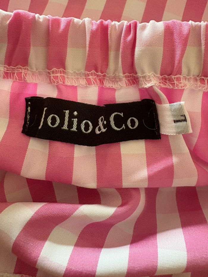 Jolie blouse rose et blanche - photo numéro 3